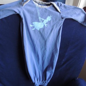 Infant Sleep Sack made from Man's T-shirt